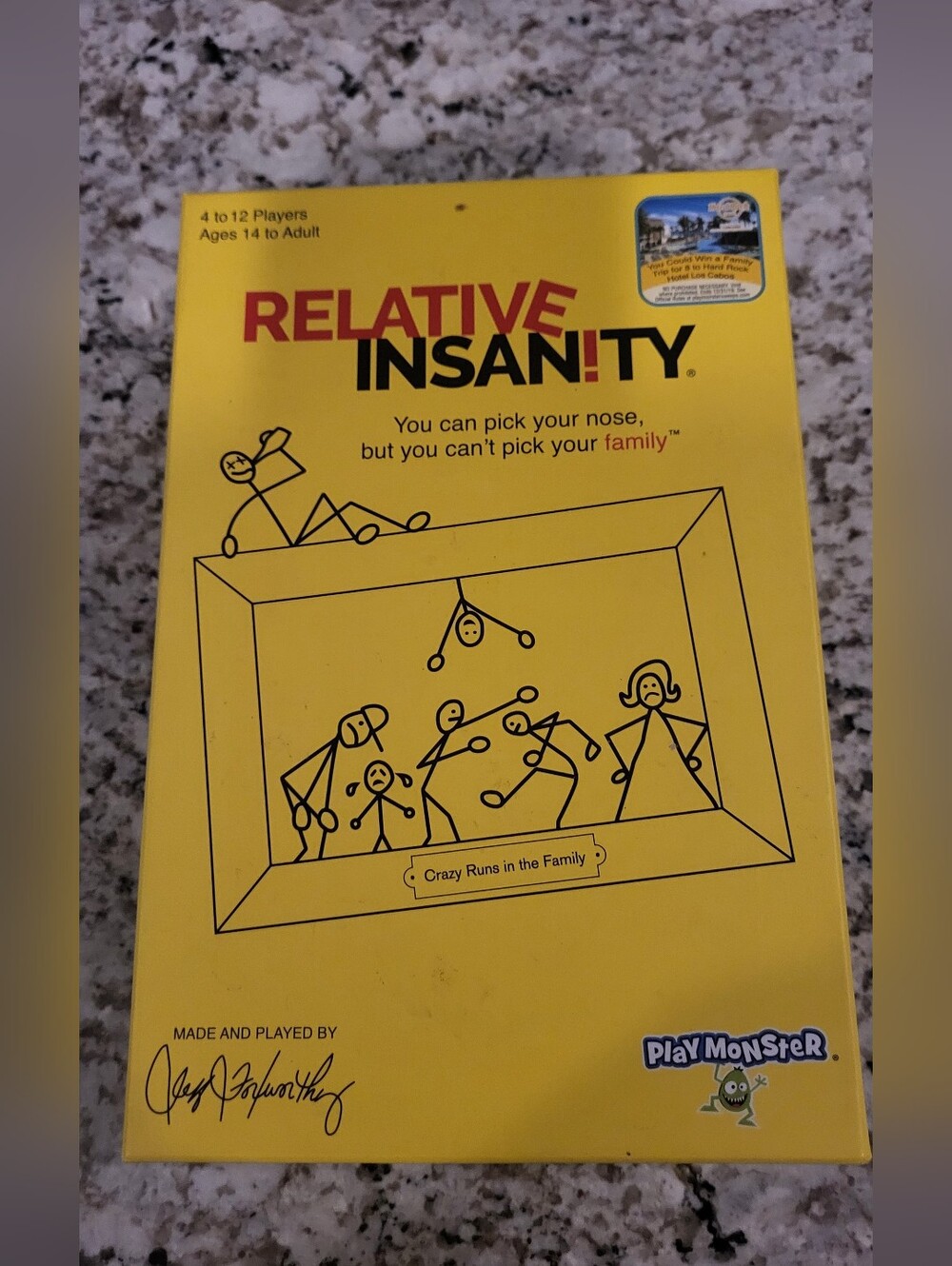 Relative Insanity Board Game  Jeff Foxworthy Game